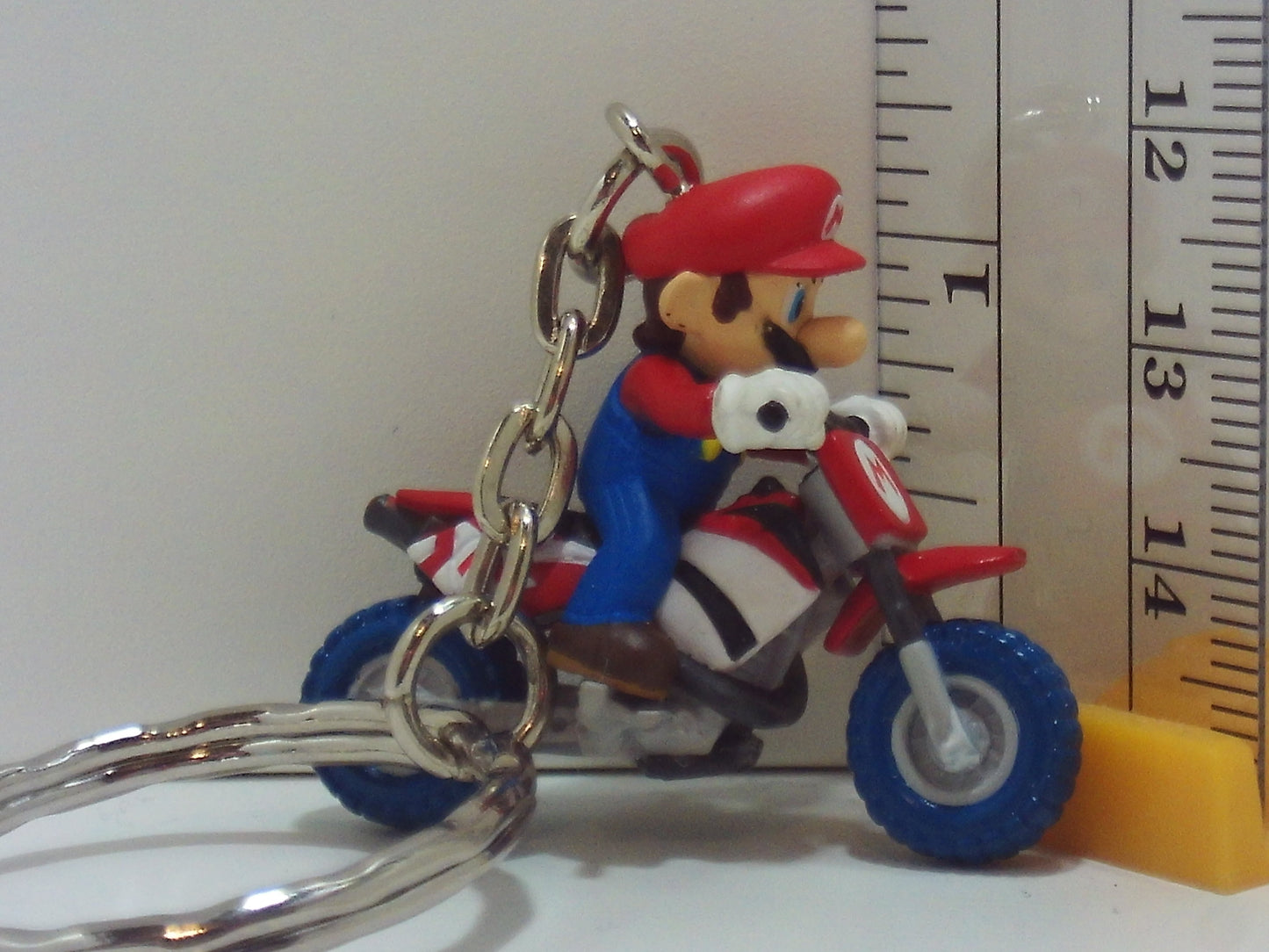 BanPresto Super Mario Moto Motorcycle Keychain - Japanese Rubber Keshi Keshigomu figure Kingkeshi.com